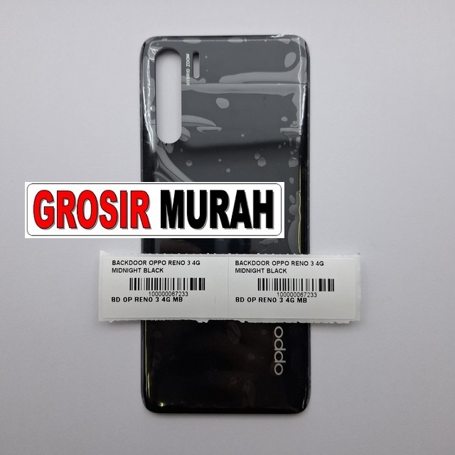 Backdoor Oppo Reno 3 4G Midnight Black