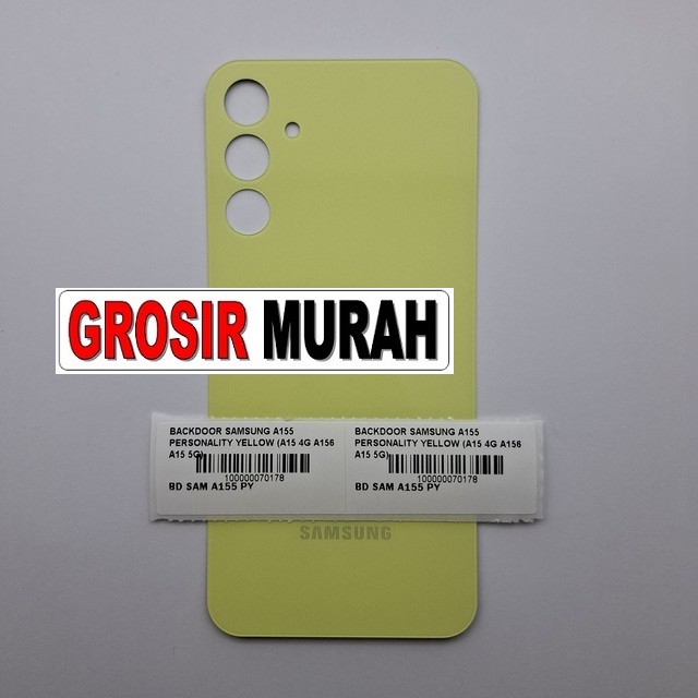 Backdoor Samsung A155 A15 4G A156 A15 5G Personality Yellow