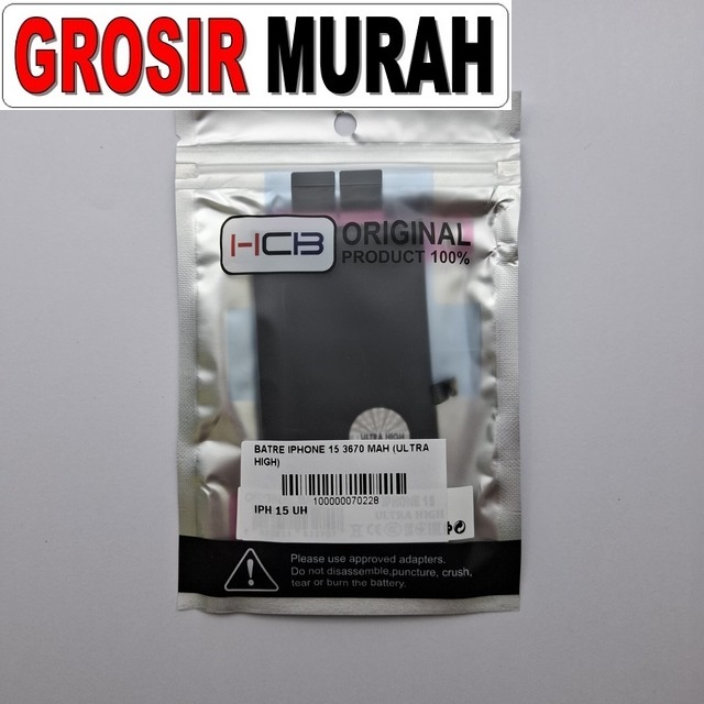 Batre iPhone 15 Ultra High