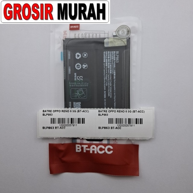 Batre Oppo Reno 6 5G Bt-acc Blp863