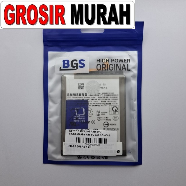 Batre Samsung A366 VB EB-BA566ABY A36 5G A56 5G A566