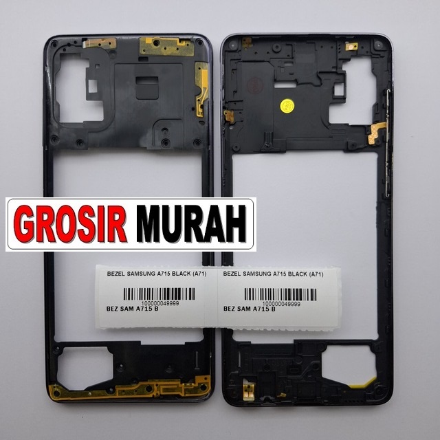 Bezel Samsung A715 A71 Black