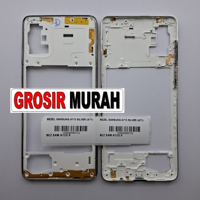 Bezel Samsung A715 A71 Silver