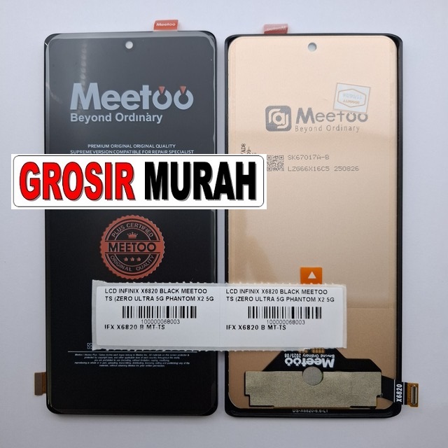 LCD Infinix X6820 Meetoo TS Zero Ultra 5G Phantom X2 5G Phantom X2 Pro 5G Black