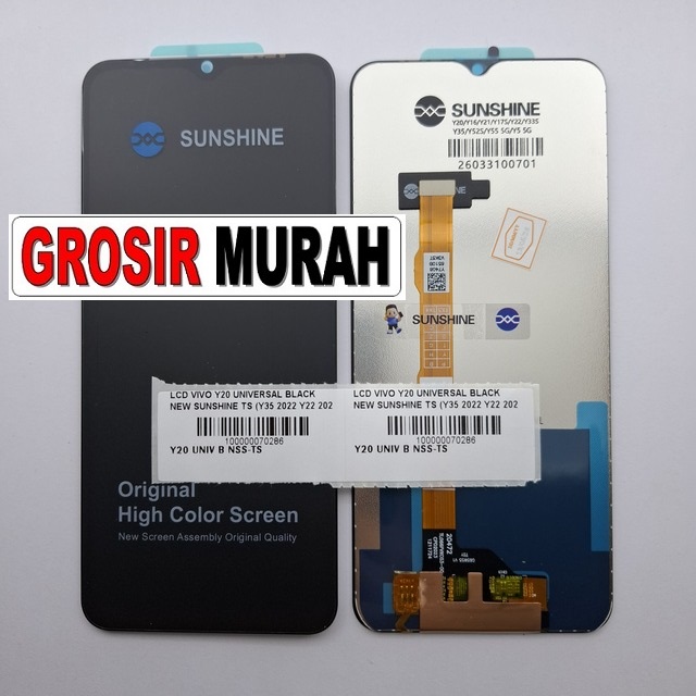 Lcd Vivo Y20 Universal New Sunshine Y35 2022 Y22 2022 Y01 Y3S 2021 Y15S Y17S Y12S Y15A Y20