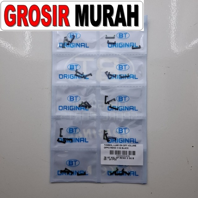 Tombol Luar On Off Volume Oppo Reno 3 5G Black