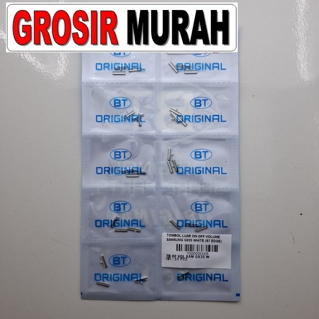 Tombol Luar On Off Volume Samsung G935 S7 Edge White
