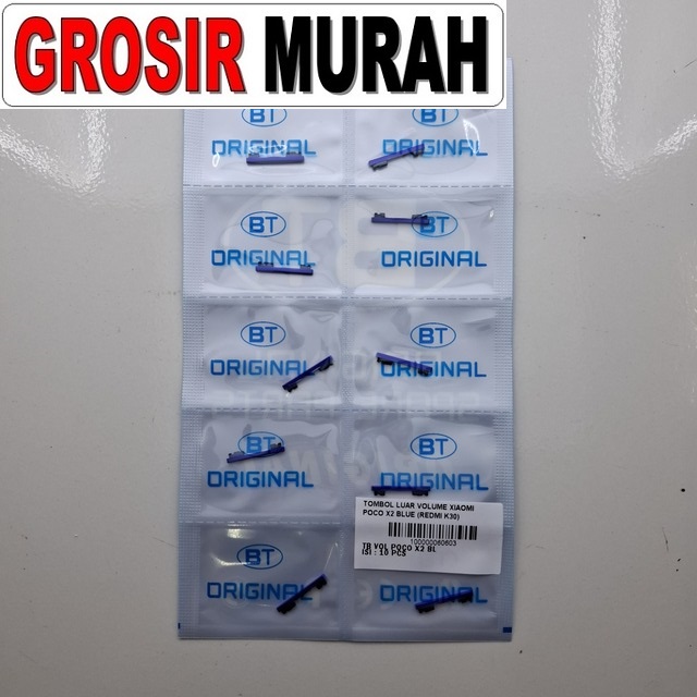 Tombol Luar Volume Poco X2 Redmi K30 Blue