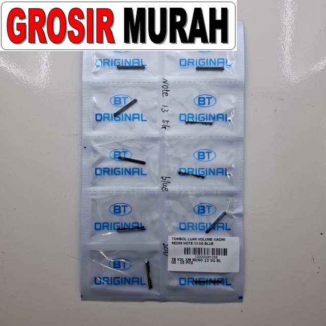Tombol Luar Volume Redmi Note 13 5G Blue