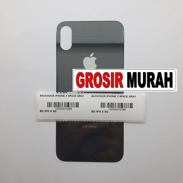 Backdoor iPhone X Space Gray