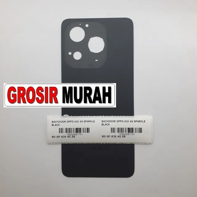 Backdoor Oppo A3X 4G Sparkle Black