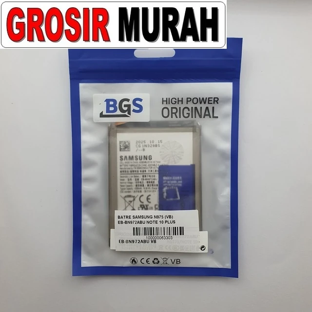 Batre Samsung N975 VB EB-BN972ABU Note 10 Plus