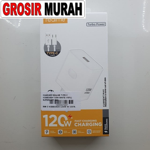 Charger Realme Type C Vcbboaeh 120W Ori