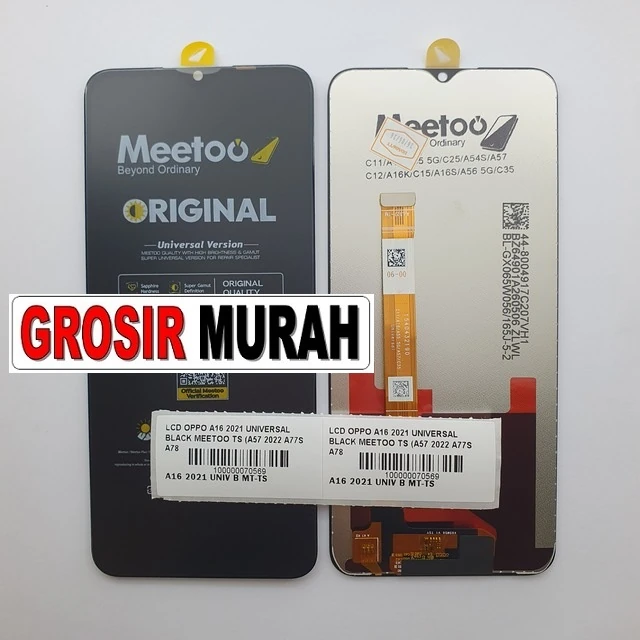 Lcd Oppo A16 2021 Universal Meetoo A57 2022 A77S A78 5G A77 4G 5 Realme C11 C25 C25S A53S
