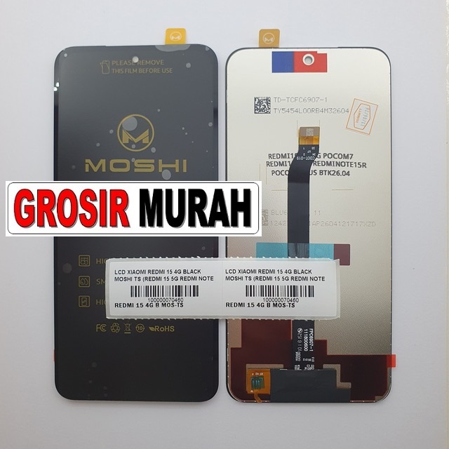 Lcd Xiaomi Redmi 15 4G Moshi Redmi 15 5G Redmi Note 15R Poco M7 Poco M7 Plus
