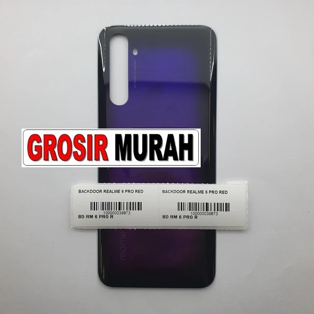 Backdoor Realme 6 Pro Red