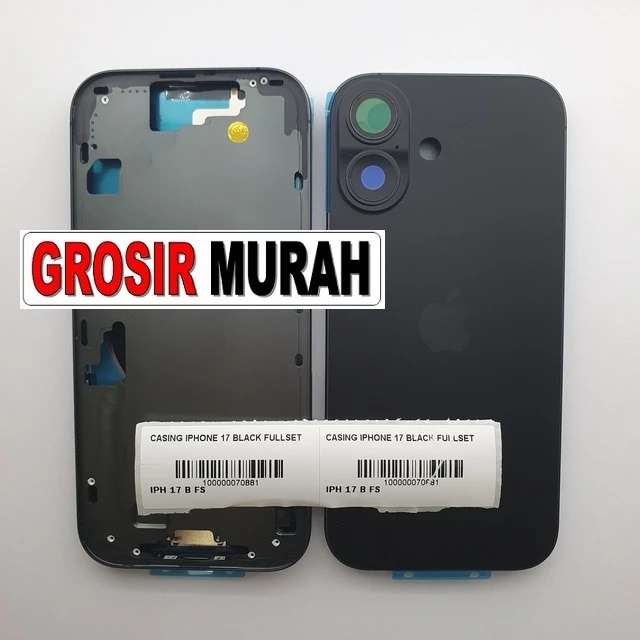 Casing iPhone 17 Black Fullset