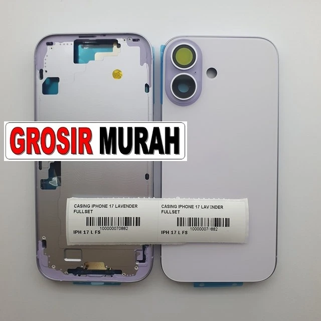Casing iPhone 17 Lavender Fullset