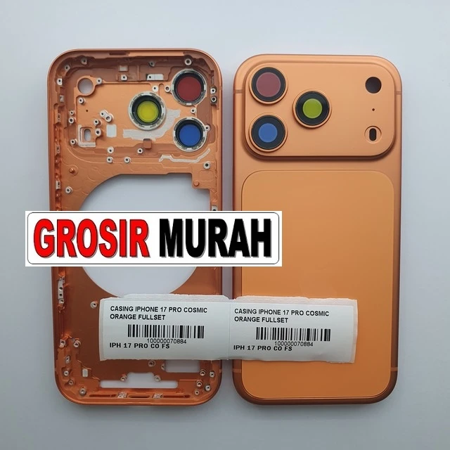Casing iPhone 17 Pro Cosmic Orange Fullset