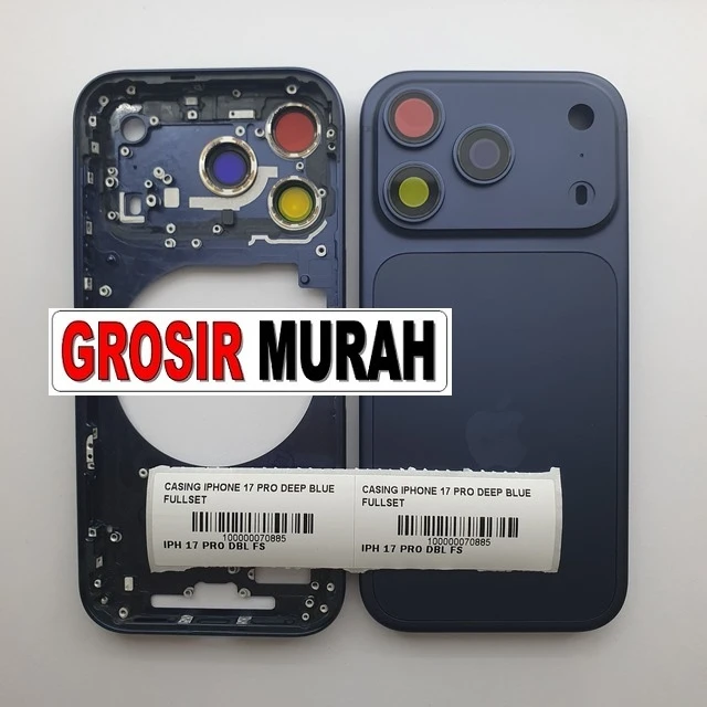Casing iPhone 17 Pro Deep Blue Fullset