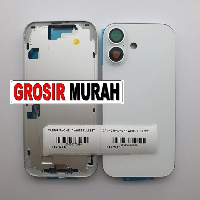 Casing iPhone 17 White Fullset