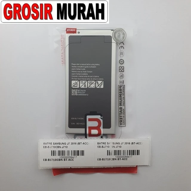 Batre Samsung J7 2016 Bt-Acc Eb-Bj710Cbn J710