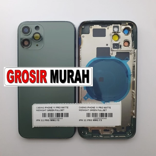 Casing iPhone 11 Pro Fullset Matte Midnight Green
