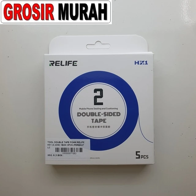 Double Tape Foam Relife HX1 0.2cm 1 Box 5pcs