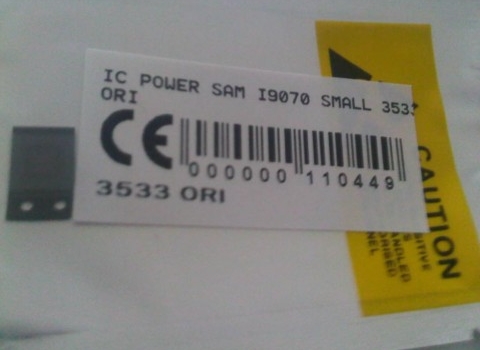 IC POWER SAMSUNG I9070 SMALL 3533