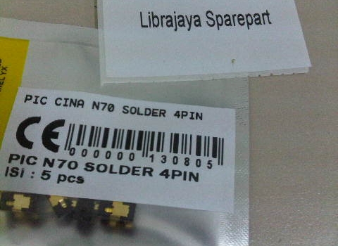 KONEKTOR CHARGER CINA N70 SOLDER 4 PIN