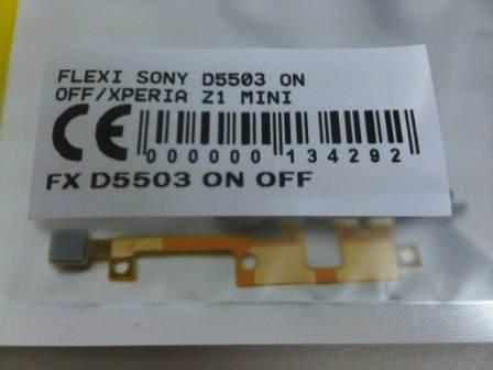 flexi sony d5503 on off