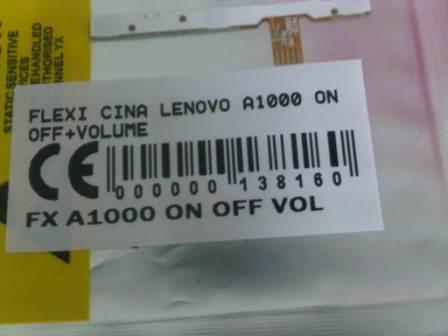 flexi lenovo a1000 on off volume