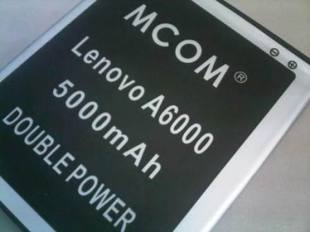 BATRE DOUBLE POWER LENOVO A6000