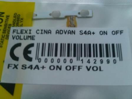 flexi advan s4a+ on off volume