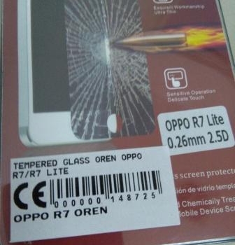 TEMPERED GLASS OPPO R7 LITE