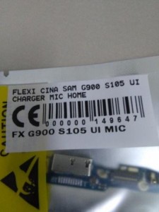 FLEXIBEL SAMSUNG G900 S105 UI CHARGER MIC HOME