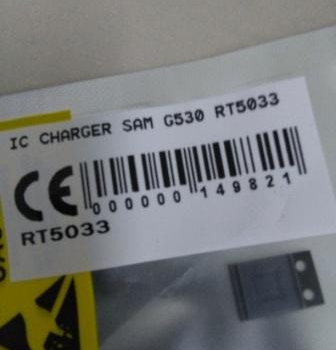 IC CHARGER SAMSUNG G530 RT5033