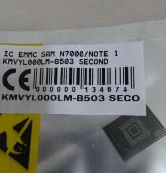 IC EMMC SAMSUNG N7000 NOTE 1 KMVYL000LM-B503 SECOND