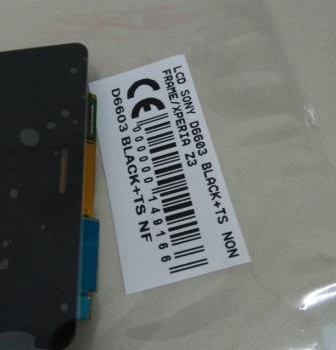 Lcd Sony D6603 hitam murah