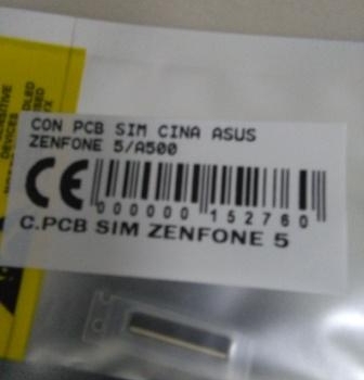 KONEKTOR PCB SIM ASUS ZENFONE 5 A500