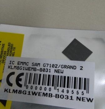 IC EMMC SAMSUNG G7102 GRAND 2 KLM8G1WEMB-B031 NEW