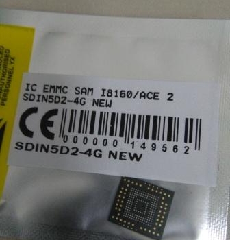 IC EMMC SAMSUNG I8160 ACE 2 SDIN5D2-4G NEW