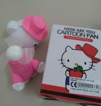 FAN CARTOON+ON OFF+USB CHARGE