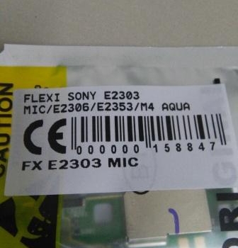 FLEXIBEL SONY E2303 MIC