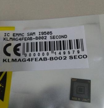 IC EMMC SAMSUNG I9505 KLMAG4FEAB-B002 SECOND