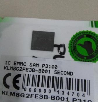 IC EMMC SAMSUNG P3100 KLM8G2FE3B-B001 SECOND