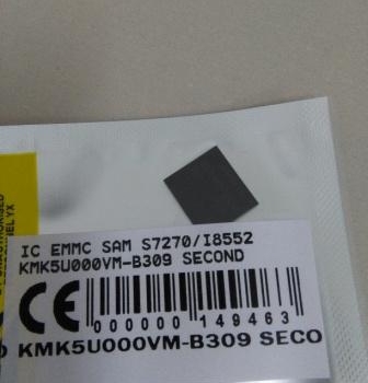 IC EMMC SAMSUNG S7270 KMK5U000VM-B309 SECOND