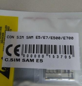 KONEKTOR SIM SAMSUNG E5