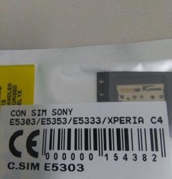 KONEKTOR SIM SONY XPERIA C4