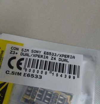 KONKETOR SIM SONY E6533 XPERIA Z3